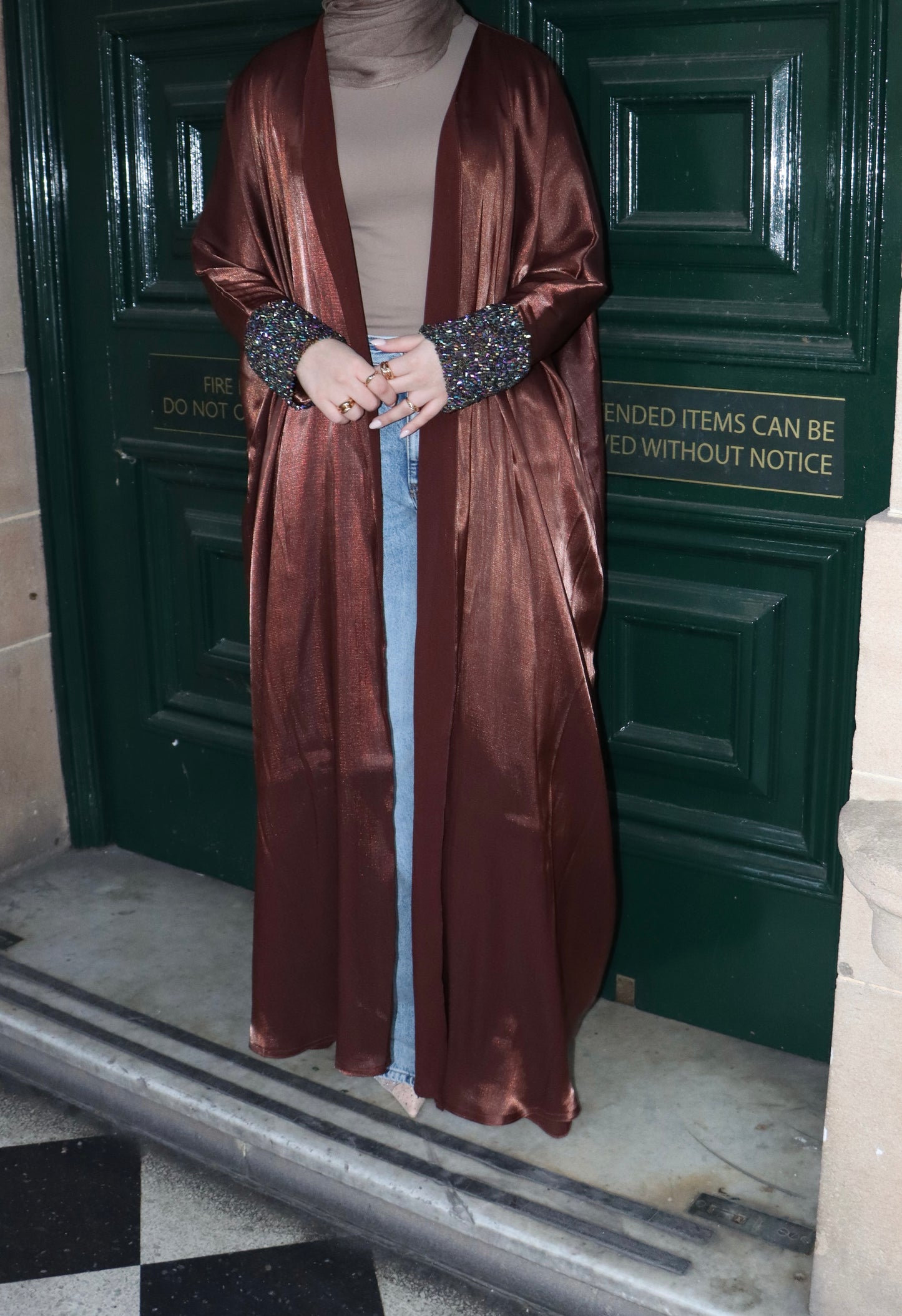 ALÎN ABAYA - BROWN