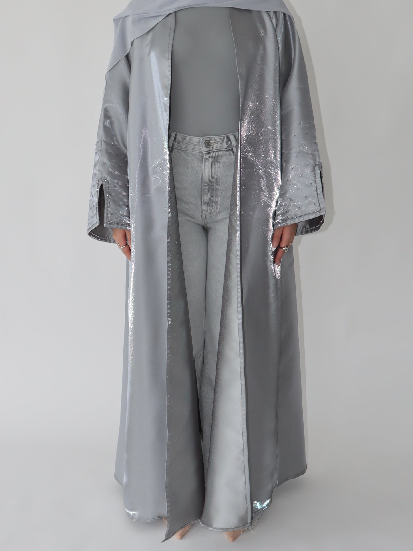 ZARA ABAYA - SILVER