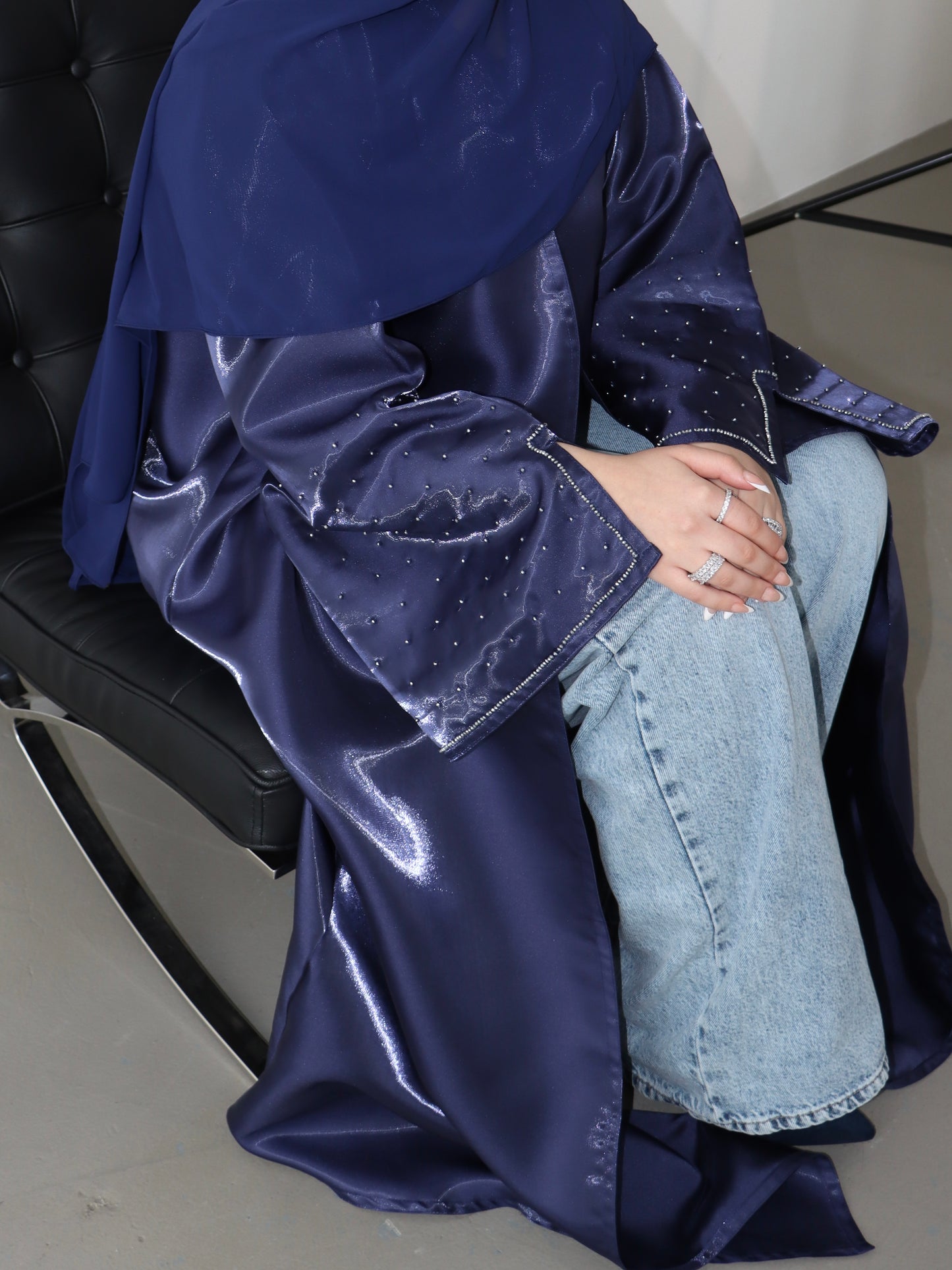 ZARA ABAYA - NAVY