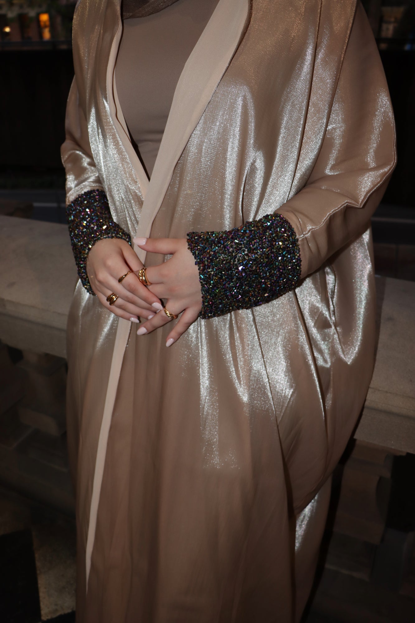 ALÎN ABAYA - BEIGE