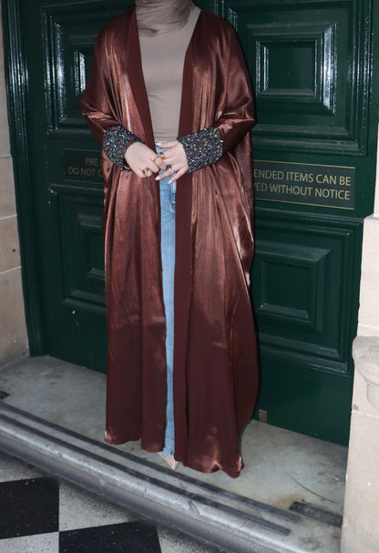 ALÎN ABAYA - BROWN