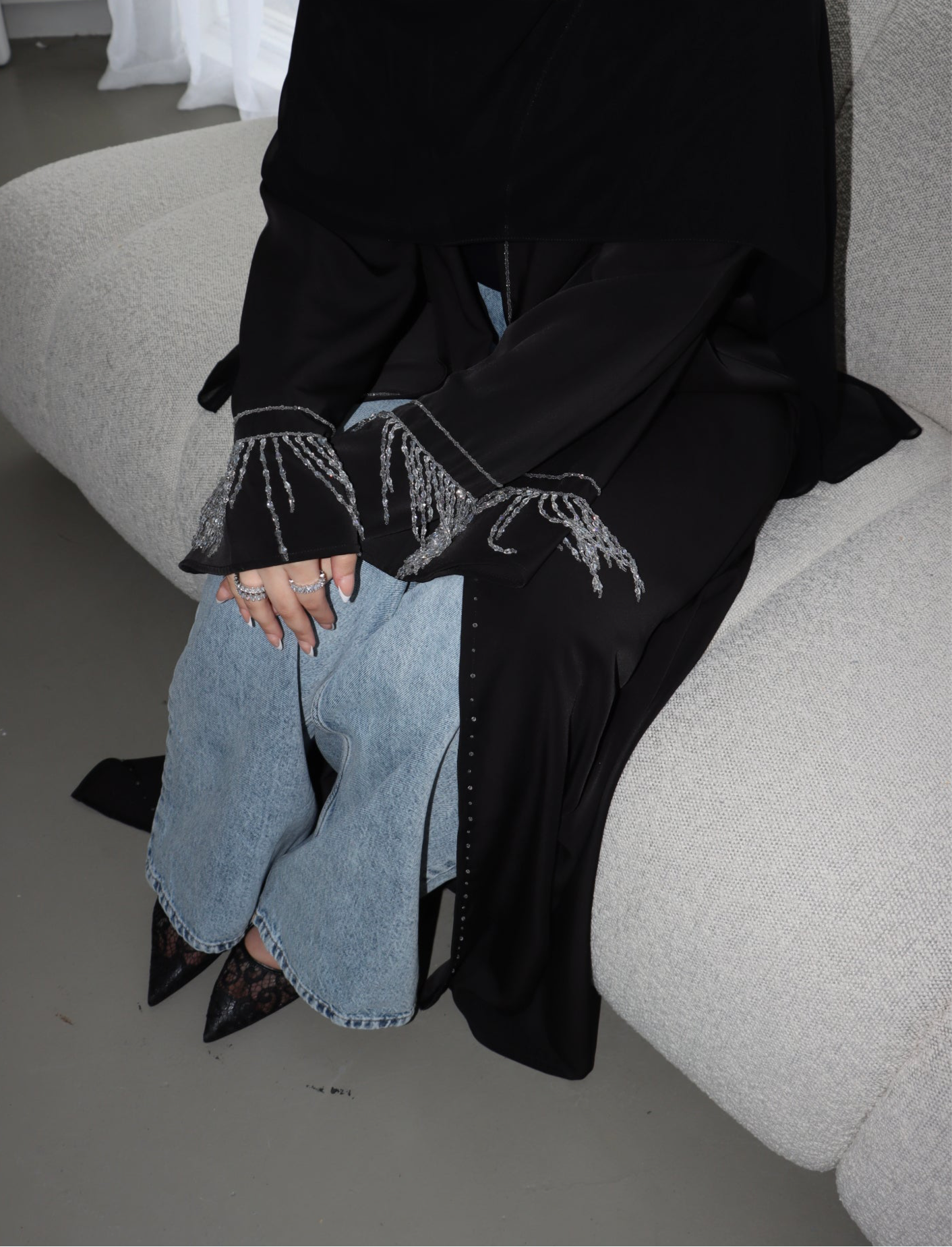 JANNAH ABAYA - BLACK