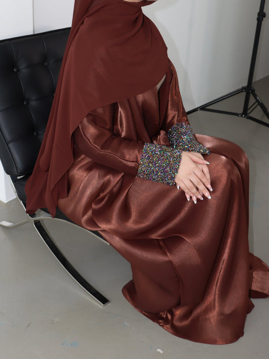 ALÎN ABAYA - BROWN