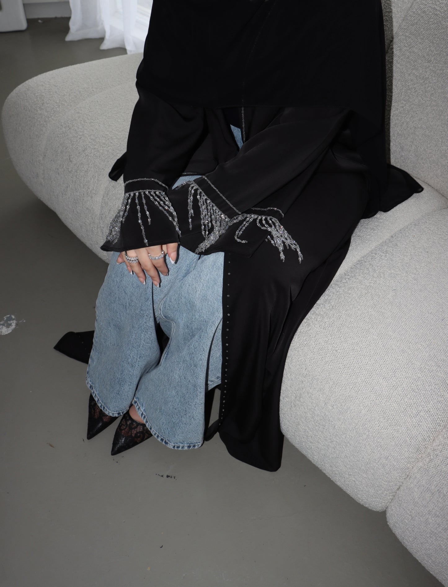 JANNAH ABAYA - BLACK
